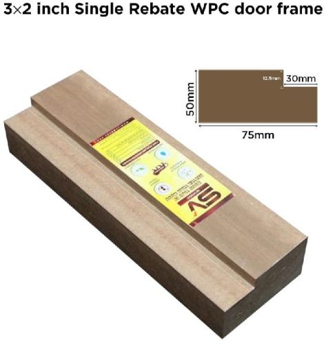 3x2 Inch Single Rebate WPC Door Frames