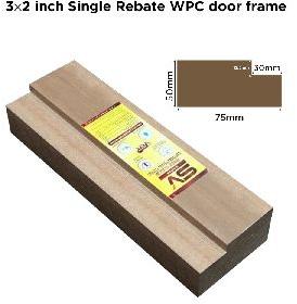 Polished WPC Door Frame, Size : 3x2 Inch