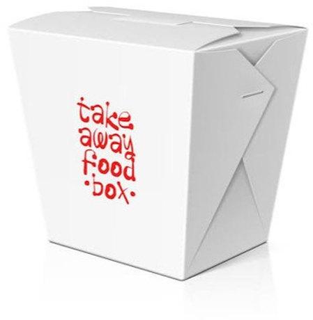 Paper Noodles Packaging Box, Color : White