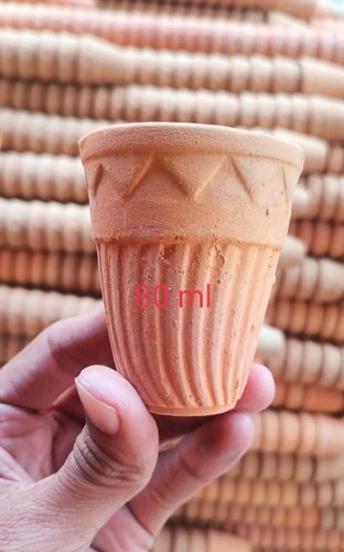 Clay 80ml Brown Terracotta Kulhad, For Drinking Tea, Feature : Fine Finished, Perfect Shape, Precisely Designed