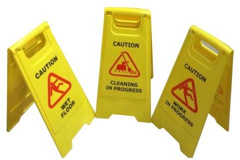 Rectangle ABS Plastic Sign Edges, Color : Yellow