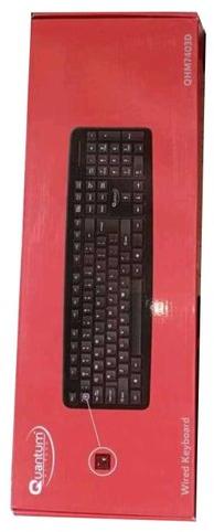 Wired Computer Keyboard, Color : Black