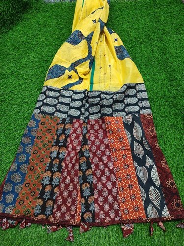 Printed Chanderi Dupatta, Feature : Anti-Wrinkle, Comfortable, Easily Washable, Impeccable Finish