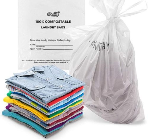 Biodegradable Plain Compostable Laundry Bags