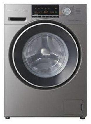 Front Load Washing Machine, Color : BLK