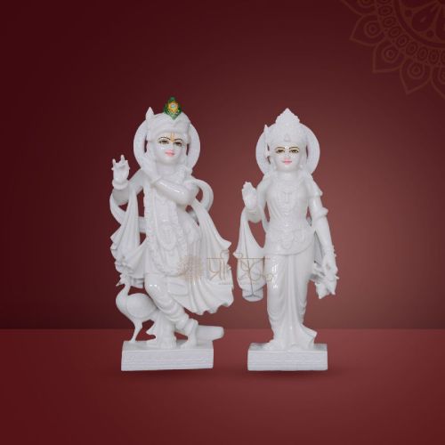 Pratistha Marble RADHA KRISHNA RKP-01, Color : White