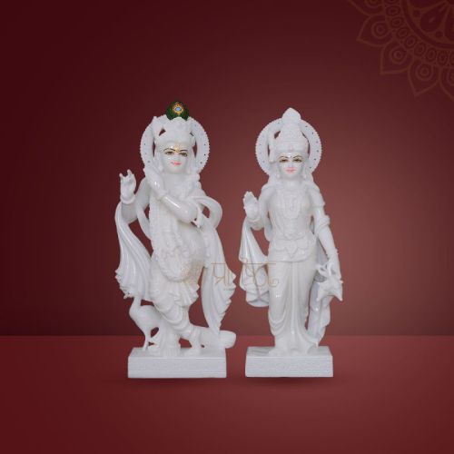 Pratistha Marble RADHA KRISHNA RKP-02, Color : White