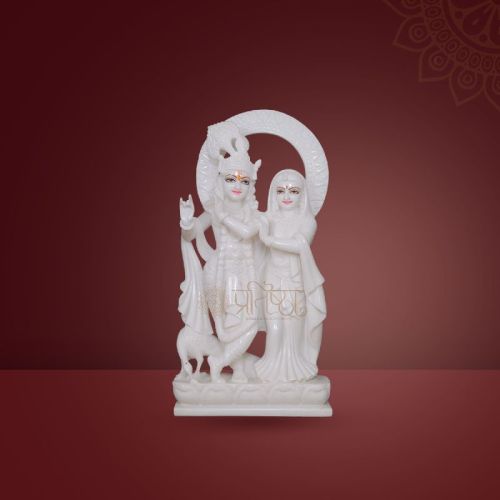 Pratistha Marble RADHA KRISHNA RKP-17, Color : White