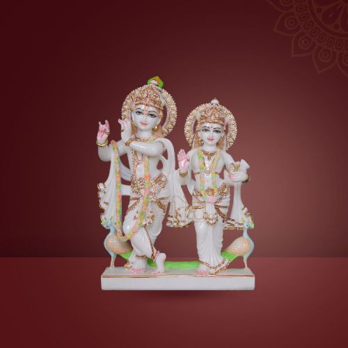 Pratistha Marble RADHA KRISHNA RKP-18, Color : White