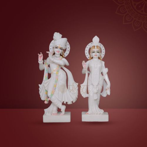Pratistha Marble RADHA KRISHNA RKP-21, Color : White