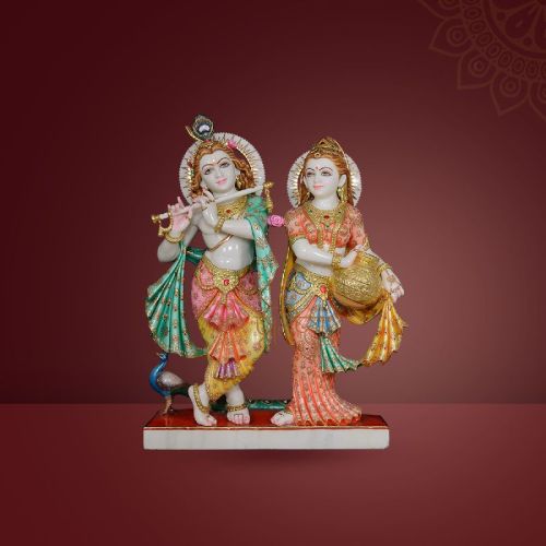 Pratistha Marble RADHA KRISHNA RKP-38, Color : White