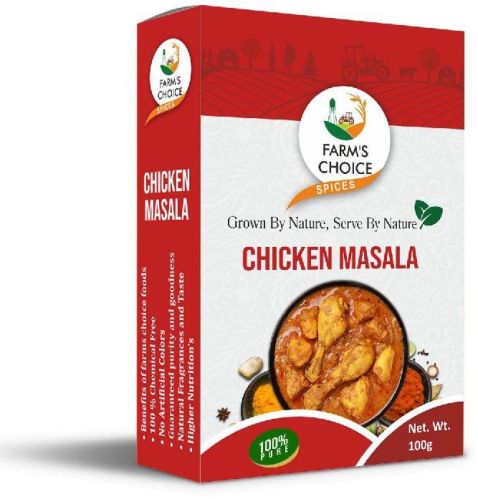 Blended Common Farms Choice Chicken Masala, For Cooking, Certification : FSSAI Certified