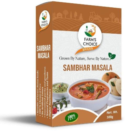 Blended Natural Farms Choice Sambhar Masala, For Cooking, Certification : FSSAI Certified