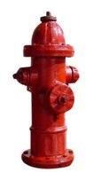 Cast Iron Three Way Fire Hydrant, Color : Red