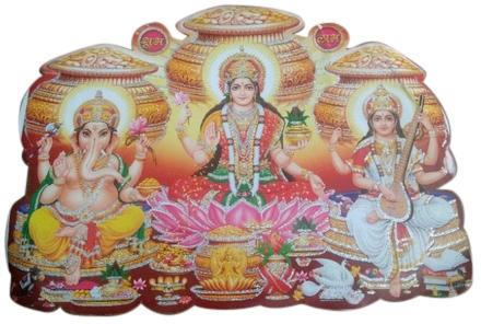 Paper Diwali Sticker, Pattern : Printed