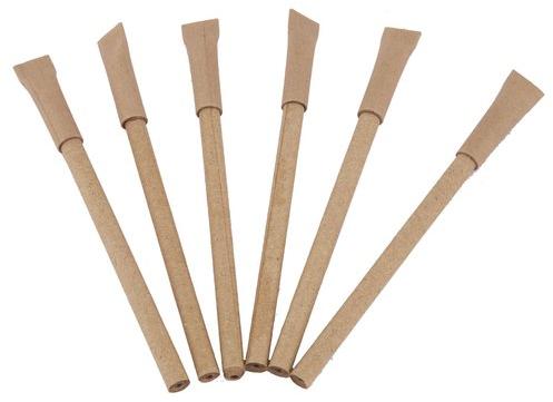 Paper Barrel Pens, Length : 8 Cm