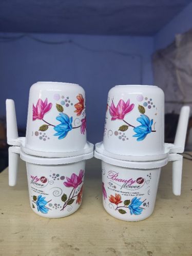 Sony Round Polished PP Bath Mugs 1ltr Print, For Home Use, Pattern : Plain, Printed