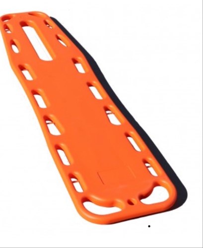 LLDPE PLASTIC Spine Board Stretcher, Color : ORANGE