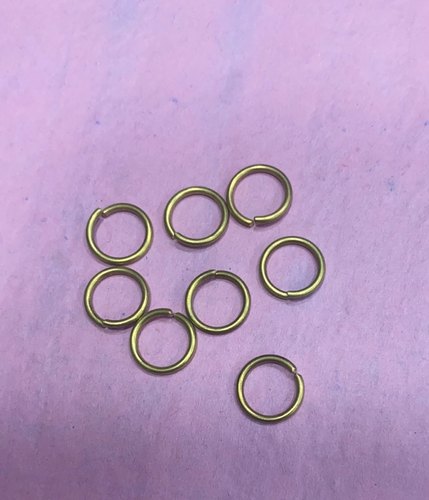 Round Polished Brass Ring, Color : Golden