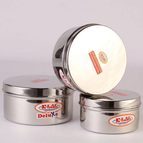 Stainless Steel Lunch Box, Color : Silver