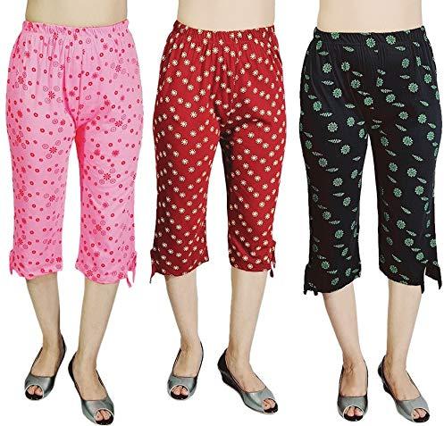 Printed Ladies Cotton Capri, Feature : Anti-Wrinkle, Comfortable, Impeccable Finish