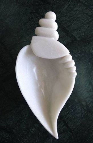 Polished Marble Shankh Urli, For Home Decor, Size : Multisize