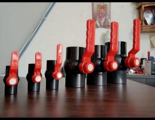 High Pressure Manual Black PVC Ball Valve, For Water Supply, Size : 1/2inch, 1inch, 2inch, 3inch, 4inch