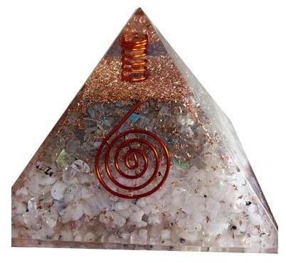 Crystal Orgone Pyramid, For Healing, Size : 2.5 Inch