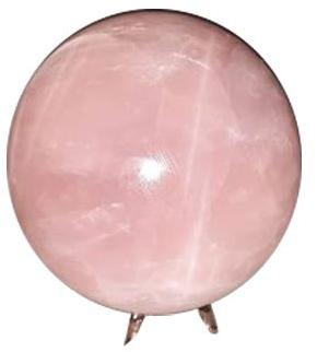 Round Crystal Quartz Stone Ball, For Decoration, Pattern : Plain