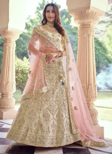 Crepe Silk Lehenga Choli, Occasion : Engagement,  Sangeet