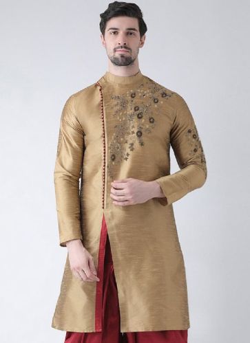 Silk Embroidered Angrakha