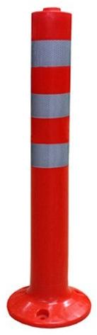 Polished Plastic Puc Spring Post, For Lane Seperation, Vechicle Testing Tracks, Diverging Lanes, Color : Orange