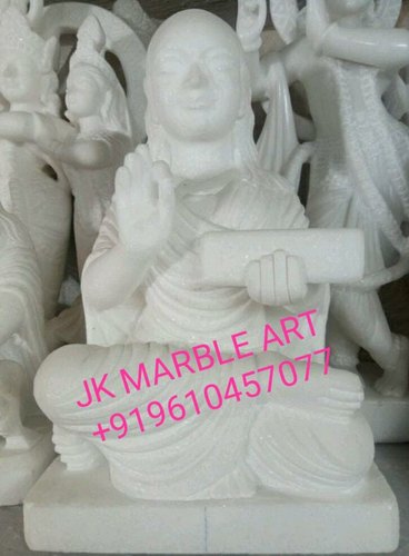 Polished Marble Chaitanya Mahaprabhu Statue, For Handmade, Size : 2 Feet