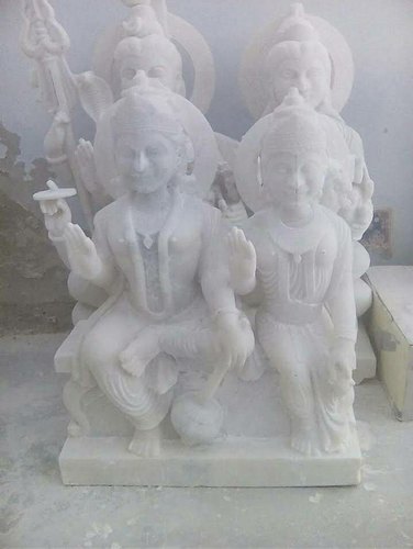 Marble Vishnu Laxmi Statues, For Home Decoration, Temple, Worship, Style : Antique, Classical