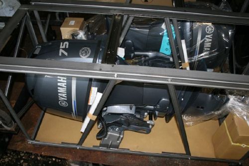 Slightly Used Yamaha 75HP 4 Stroke Outboard Motor Engine