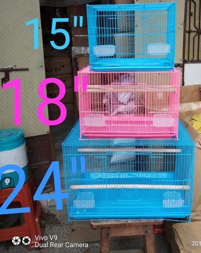 Glass Bird Cages, For Easy Opening, Fully Adjustable, Size : 290 X 220 X 140Mm, 430 X 270 X 150Mm