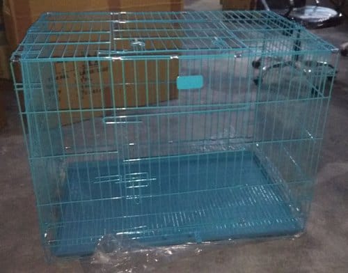 Rectangular Color Coated Carbon Steel Dog Cage, For Industrial, Grade : AISI, ASTM, DIN, GB, JIS