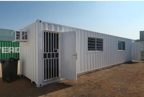 Mild Steel Portable Cabin, Size : 30 X 8 X 8.5 Feet