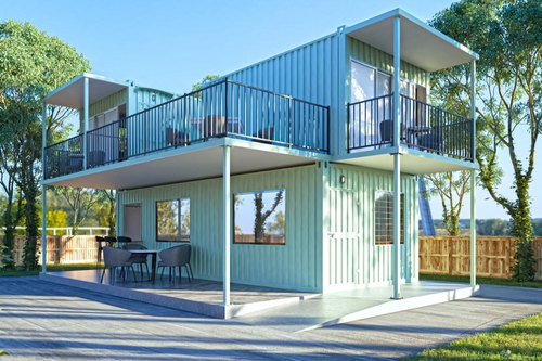 FRP Prefabricated Portable Farmhouse, For Guard Room