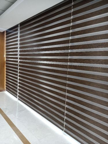 Nylon Zebra Blinds, For Window Use, Technics : Machine Made