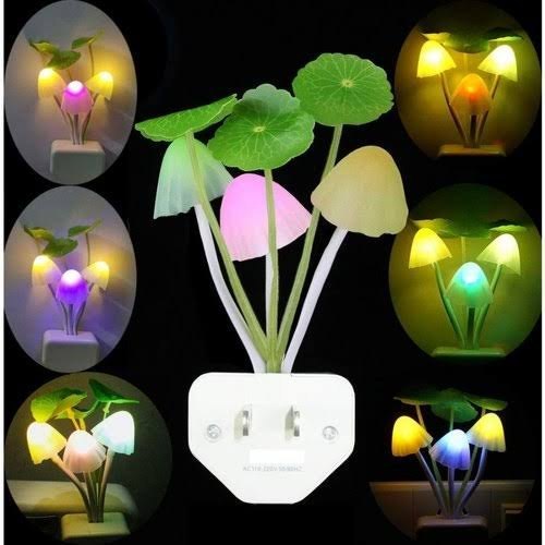 Fluorescent LED Mushroom Light Lamp, Lighting Color : Warm White