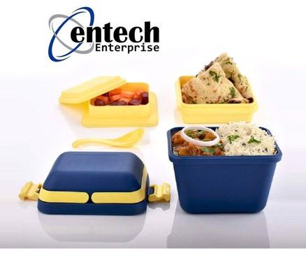 Plastic Lunch Box, Color : Mix