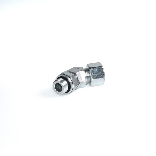 SS Adjustable Locknut Elbow Coupling, For Hydraulic 
