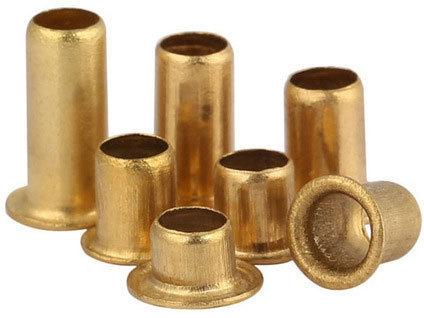 Polished Brass Hollow Rivets, For Fittngs Use, Feature : Fine Finishing, Rust Proof