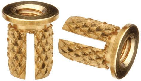 Round Polished Brass Press-in Insert, For Electrical Fittings, Feature : Good Quality