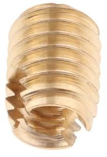 Polished Brass Self Tapping Insert, For Electrical Fittings, Feature : Fine Coated, Good Quality, Highly Durable
