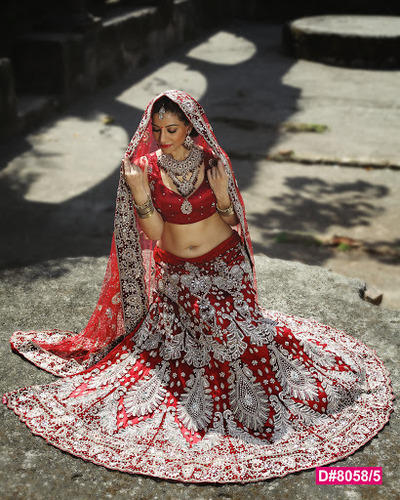 NET Bridal Lehenga Choli