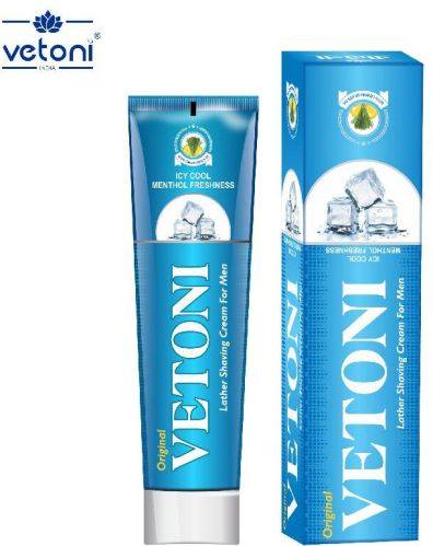 Vetoni Ice Cool Shaving Cream, Packaging Size : 125 Gm