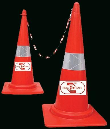 Plastic Traffic Cone, Color : Red