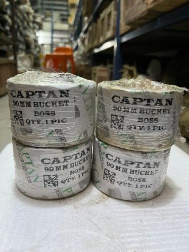 Captan Round Mild Steel Polished Bucket Bush, For Automobile Industry, Color : Black